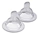 Mam X Cut Silicone Nipple, 6 Months, 2 Pack, Colors May Vary