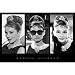 Audrey Hepburn-Breakfast at Tiffany's Triptych, Movie Poster Print, 24 by 36-Inch