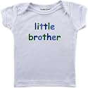 Luvable Friends Tee Top Little Brother, White 3-6 Months
