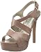 Jessica Simpson Women's Endo High Heel Strappy Sandal,Nude Patent,8 M US