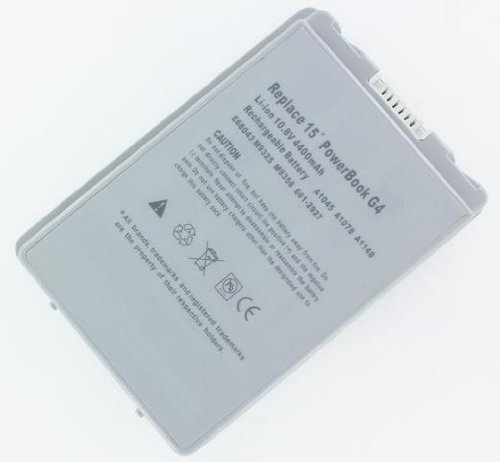 10.8V 4400mAh Lithium-ion Battery Pack, Replace: A1078, M9756G/A, M9756, M9756J/A, A1045, M9325, E68043