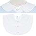 Anzermix® Women's Peter Pan Pearl Button Detachable Dickey False Collar