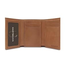 Hartmann Belting Leather Trifold Wallet