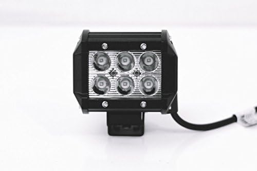 Macusa - 2 X Cree 18w Led Light Pods - Spot 1 Pair Work Lamps Off Road Ultra Bright 7000k 4x4 Night Lights Tractor Boat Truck Home