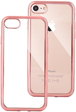 iphone 7 Case, Homewill Flexible Soft TPU Cover Scratch-Resistant and Shock-Absorption Bumper for iPhone7 4.7 Inch (rose gold)