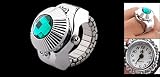Como Green Rhinestone Design Women039s Alloy Finger Ring Watch on sale
