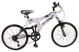 20 Full Suspension Mountain Bike Silver And Black