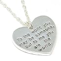 TOC 2 Sided Worded Love Necklace On an 16" Chain
