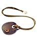 Wooden Necklace in 18k Gold with Mexican Fire Opal From the Amazonas Collection By Mauricio Serrano Jewelry