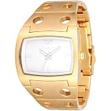 Vestal Destroyer Mid Frequency Collection Fashion Watches - Gold/Gold/White/Matte / One Size Fits All