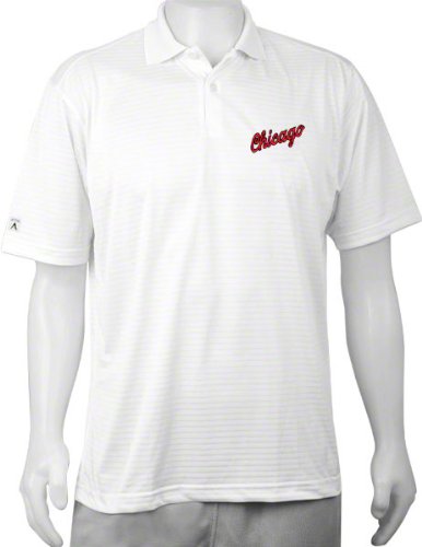 Chicago Bulls White Desert Dry Control Polo Shirt