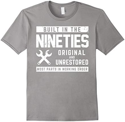 Men's Built in the Nineties Original Unrestored - 20th Birthday Medium Slate