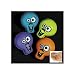 Skull Shaped Relaxable Stress Balls, Set of Two Assorted