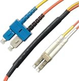 5M SC/LC Mode Conditioning (SC Side) Fiber Optic Cable (9/125-50/125).