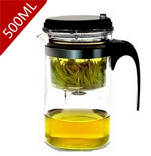 1 Pcs, 500ml Heat Resistant Glass Tea Pot Flower Tea Set Puer Teapot Coffee Pot High-quality Teaset Convenient Office Tea Set