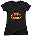 Batman Joker Graffiti Officially Licensed Junior V Neck T Shirt