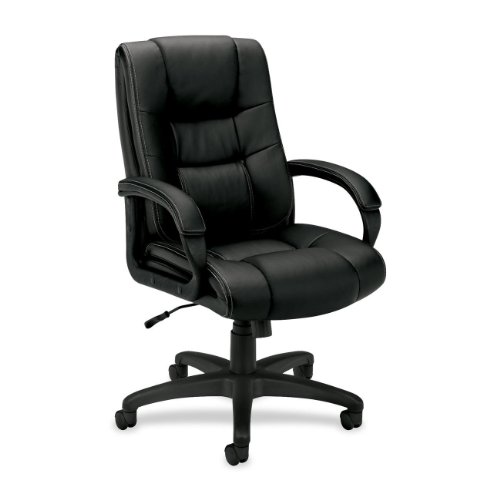 HON HVL131 Executive High-Back Chair for Office or Computer Desk, Black On Sale