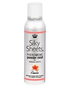 Classic Erotica Silky Sheets with Pheromones, 4oz, Plumeria
