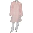 Mens Dresses for Summer Embroidered Kurta Pajama Long Sleeve Cotton Size Xl Chest 46 Inches