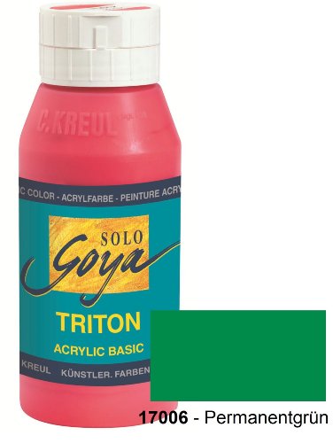 Solo Goya 17006 - Triton Acrylic Basic Flasche 750 ml, Permanentgr&uuml;n Preisvergleich