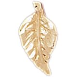 CleverEve's 14k Gold Charm Leaves 0.9 - Gram(s)