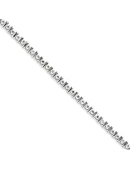 Sterling Silver Diamond Tennis Bracelet, Best Quality Free Gift Box Satisfaction Guaranteed