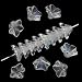 Czech Glass Beads Crystal AB Flower Beadcaps 12mm (15 Beads)