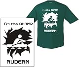 Sport - T-Shirt ( RUDERN ) (Farbe royal-blau) (Größe L)