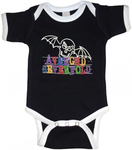 Avenged Sevenfold Doodle Bat Infant Bodysuit Creeper (0/6 Months)