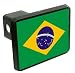 Brasil Flag Trailer Hitch Cover 2