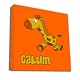 Giraffe Childrens Personalised Canvas