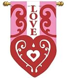 Valentine's Day Love Garden Flag