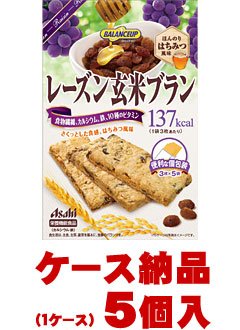 【ケース納品】 アサヒ バランスアップレーズン玄米 入り数：5