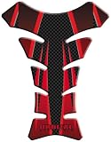 Orbital Tank Pad - Racing - Spikes - Red/Carbon 3353