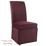 Powell Port Purple Velvet Skirted Slip Over, Fits 741-440 Chair