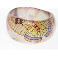 bangle bracelet silver Papillon Patterned bangle bracelet silver Papillon Patterned
