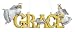 Department 56 Krinkles Grace Christmas Word Ornament
