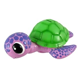 Purple / Green Sea Turtle Piggy Bank Coin Money