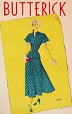 1930's Art Deco Butterick Vintage Fashion Sewing Antique Advertising Poster