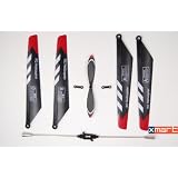 8500 8501 Sky King Rc Helicopter Alloy King Helicopter Spare Parts Blades Set Tail Blade +... by Alloy Sky King