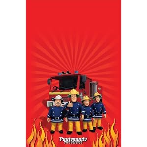 Amscan International Fireman Sam Plastic Tablecover