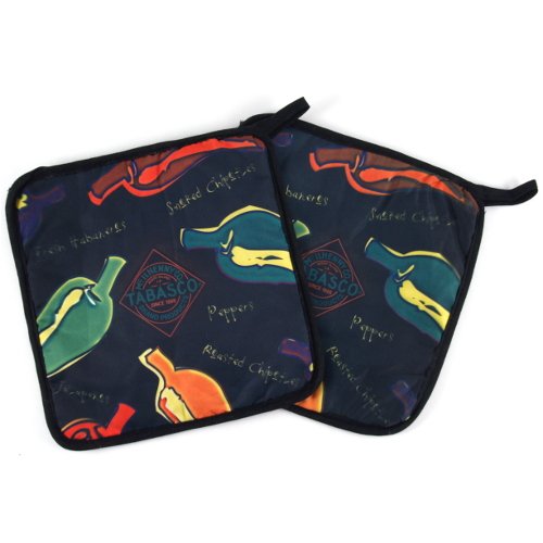 Tobasco Logo Pot Holder, Set of 2