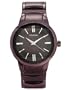 Fossil Men's FS4319 Dress Dark Burgendy Dail Stainless Steel Watch