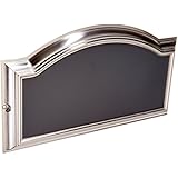The Hillman Group 843267 Distinctions Address Plaque, Brushed Nickel Number