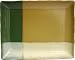 Sango Gold Dust Green 12-1/2-Inch Rectangular Plate