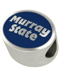 Murray State Racers College Bead Charm Fits Most European Style Bracelets Including Chamilia, Troll and More. High Quality Bead in Stock for Fast Shipping