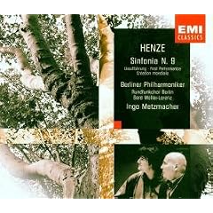 Henze: Symphony 9 (Sinfonia N. 9)