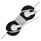 Fosmon® Headset Smart Wrap Wire Cord Organizer for Headphone - Black