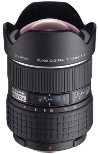 Olympus Zuiko 7-14mm f/4.0 Aspherical Super ED Lens for Olympus Digital SLR Cameras