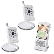 Summer Infant 28270 Deluxe Slim Secure Handheld Color Video Monitor with Extra Camera